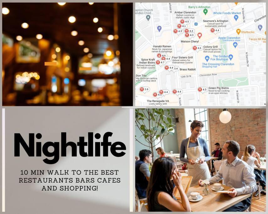 4 Bedroom Dc'S Best Location With Parking, Walk To Clarendon Metro, Shopping And Nightlife! Arlington Ngoại thất bức ảnh